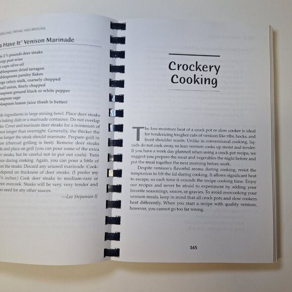 Quality Venison Cookbook Deer Recipes Loder 2008 Hunter Grilling Crockpot Guide - Picture 6 of 9